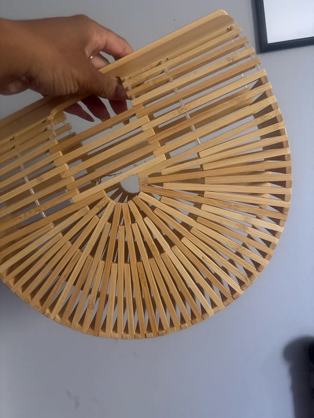 Bamboo Fan Clutch/Bag