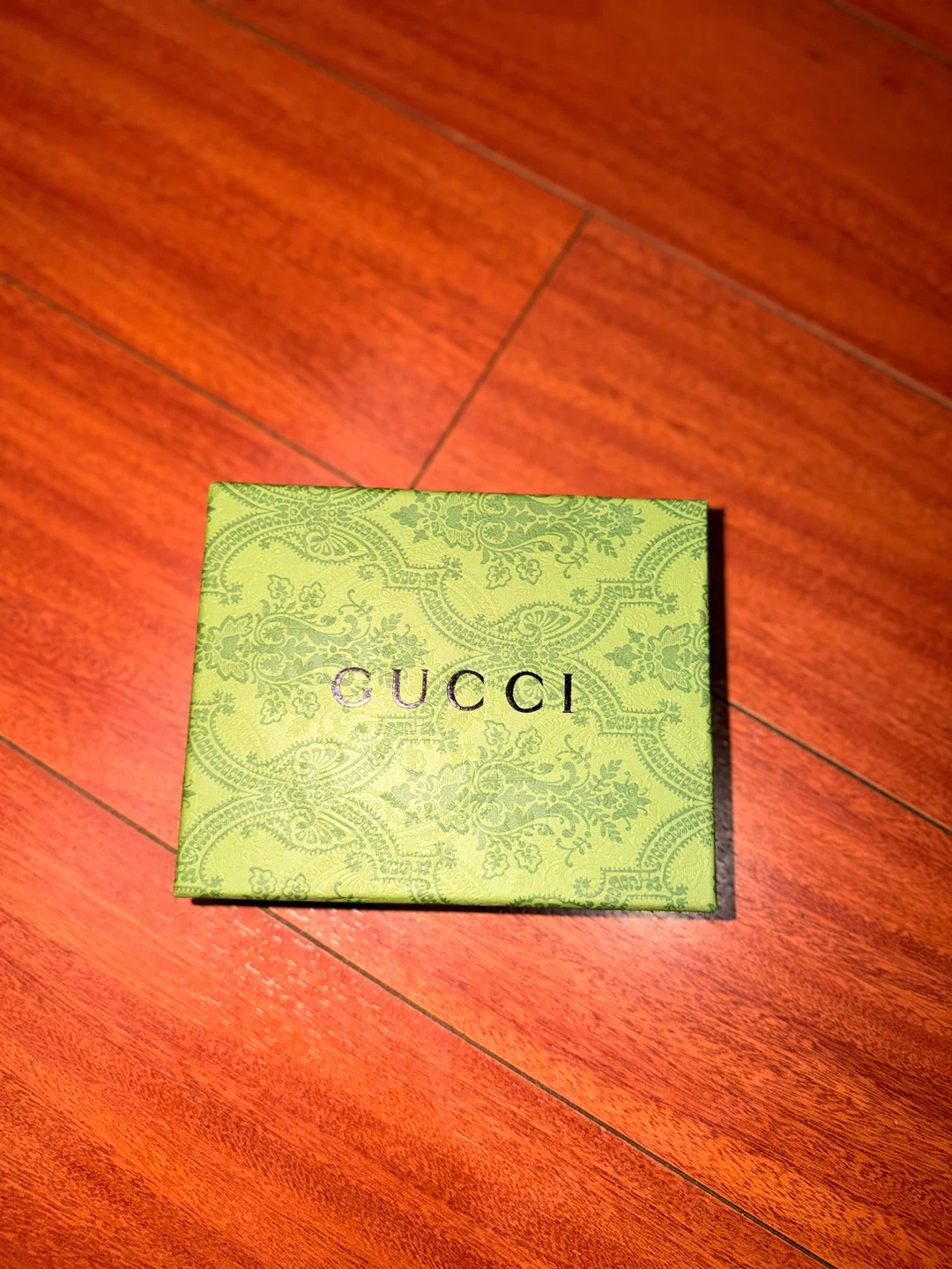Gucci Bi-fold Wallet GG Supreme Canvas Green Red Stripe