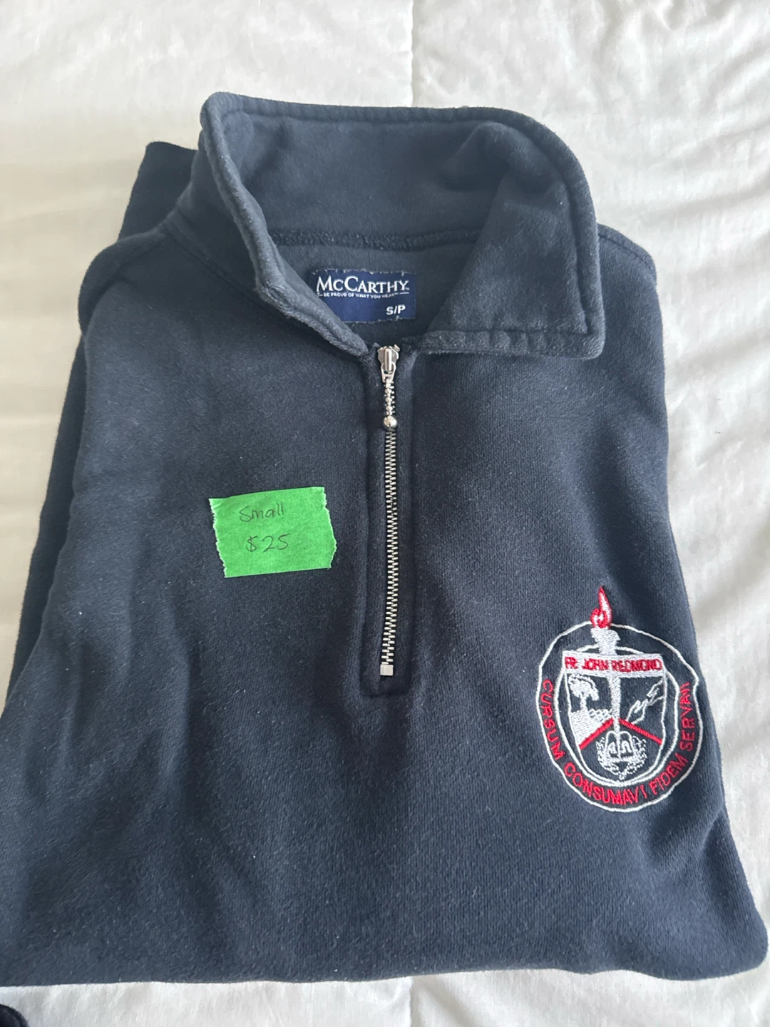 McCarthy Quarter Zip Sweatshirt - Adult M - photo 2