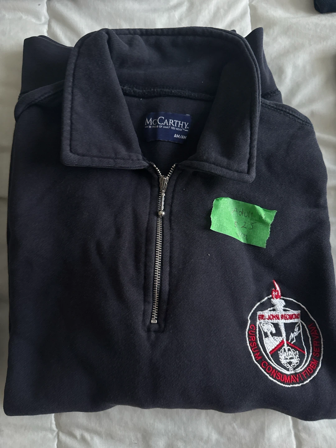 McCarthy Quarter Zip Sweatshirt - Adult M - photo 3