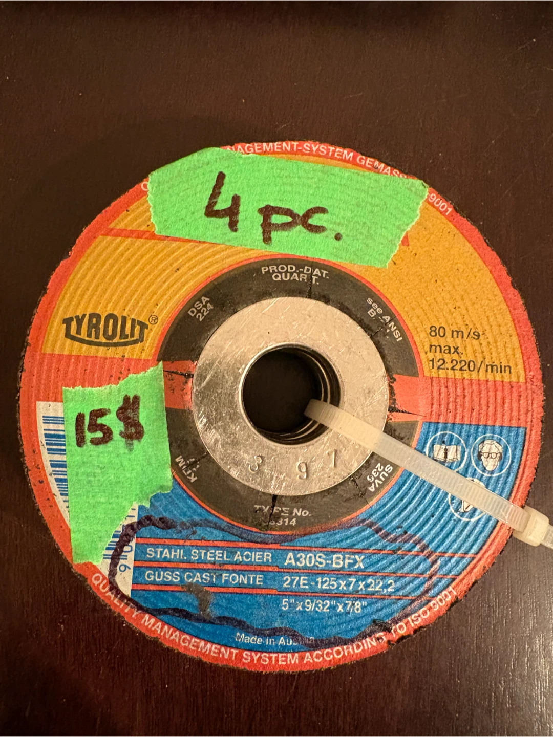 Brand New 4pc Grinding Discs