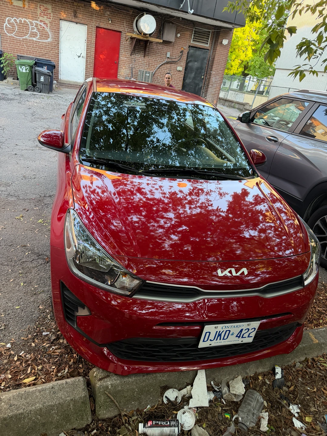 Red Kia Rio - photo 4