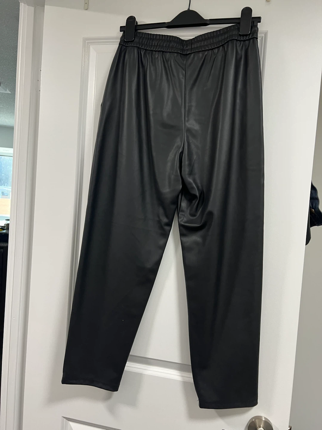 Zara Faux Leather Pants - Black - XS - photo 2