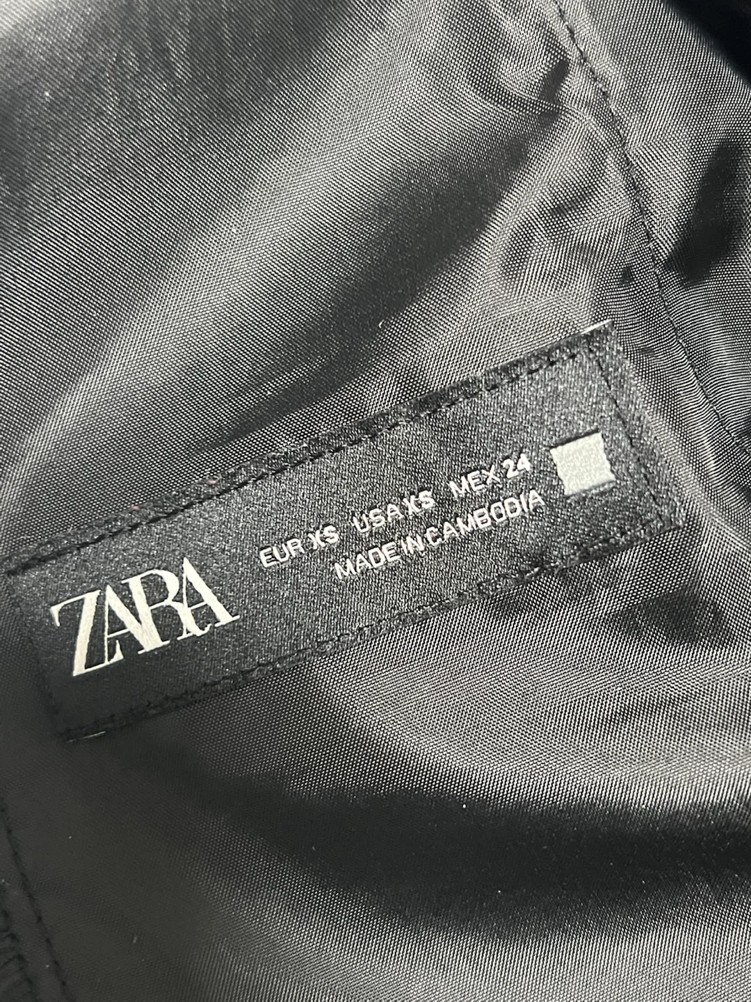 Zara Faux Leather Pants - Black - XS - photo 4