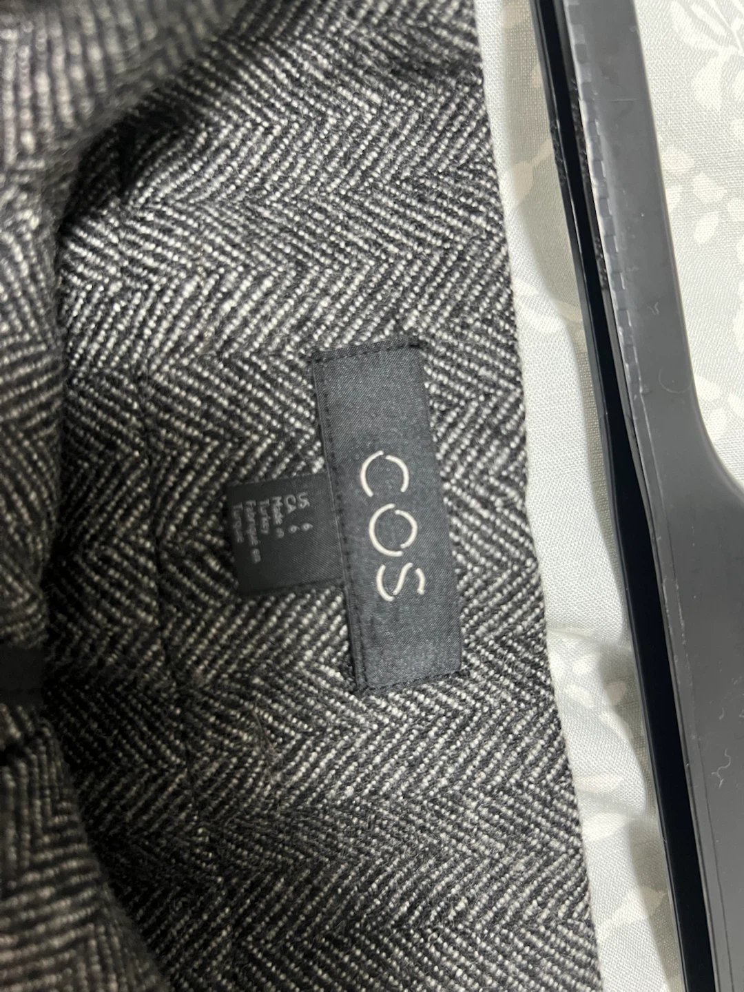 COS Collection of Style Wool Blend Herringbone Pants Size UK 10 - photo 2