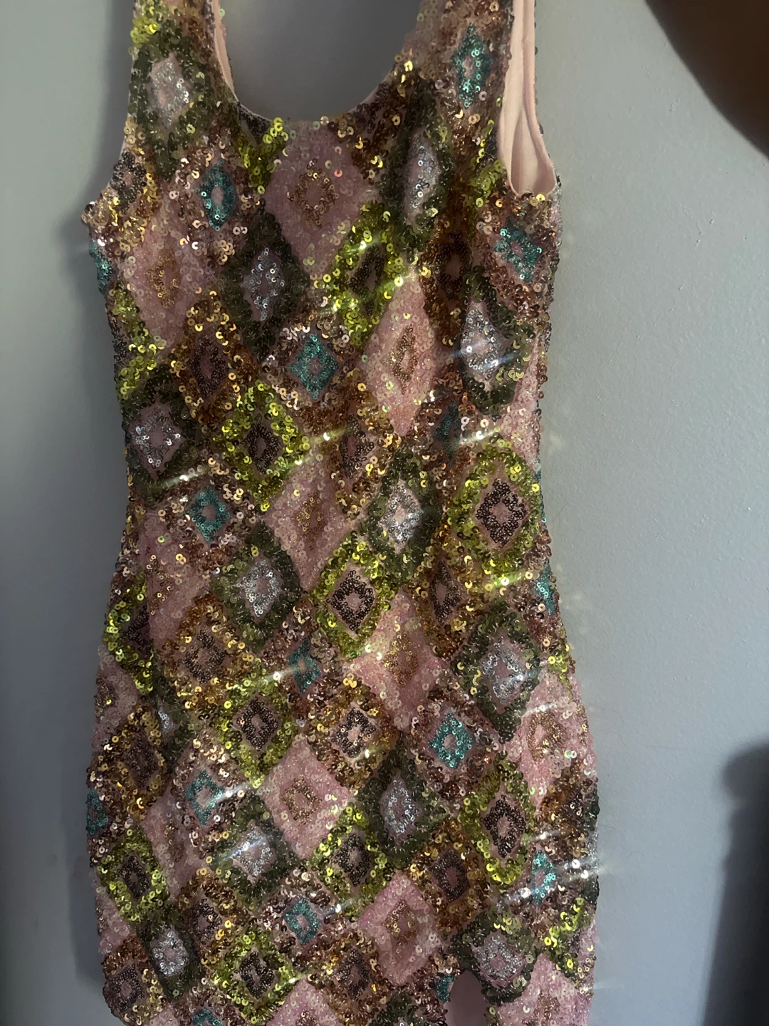 Sparkly Sequin Mini Dress