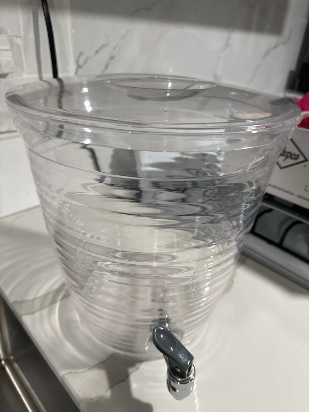 Clear Beverage Dispenser with Tap - photo 2