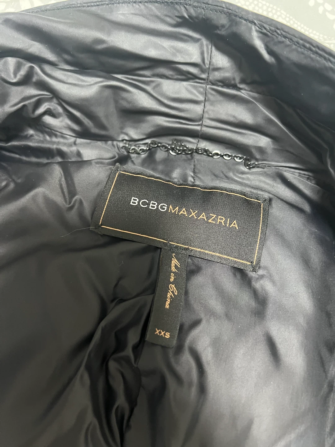 BCBGMAXAZRIA Black Puffer Vest - photo 2
