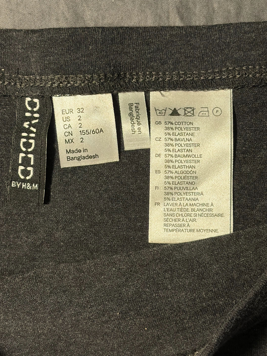 Mini Skirt by H&M Grey Size 2 - photo 3
