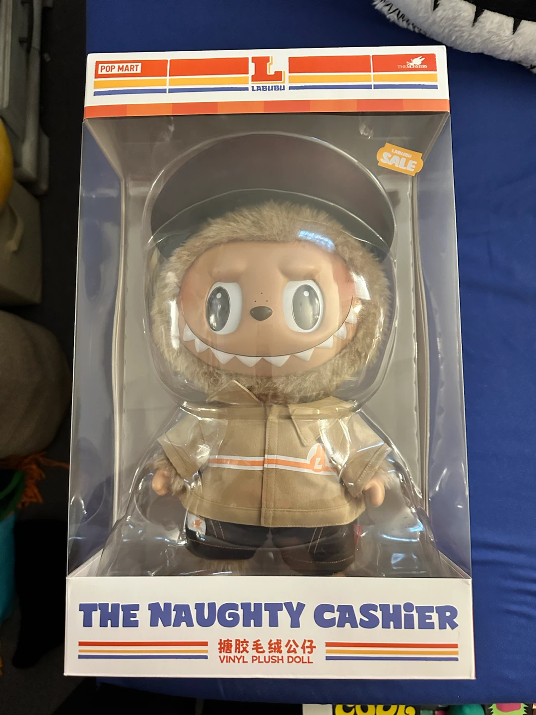 POP MART Labubu The Naughty Cashier Vinyl Plush Doll