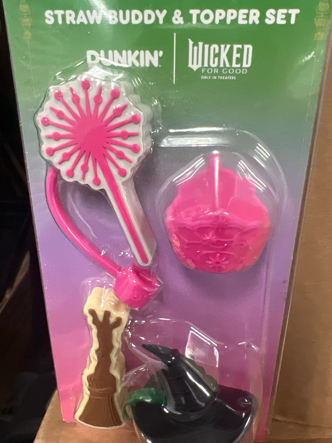 Dunkin' Wicked Straw Buddy & Topper Set