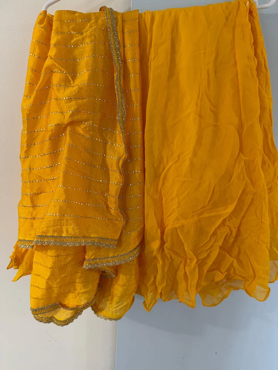 Yellow Embellished Kurti with Dupatta - photo 4