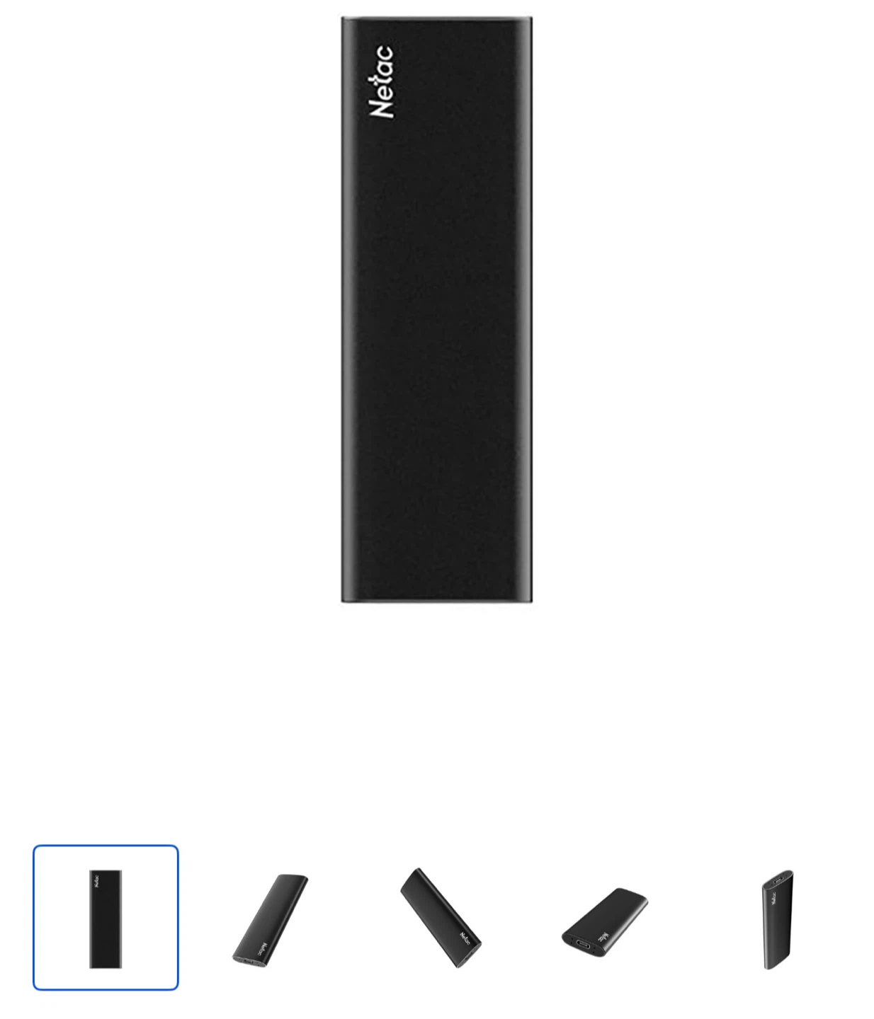 500GB Netac External SSD - Portable Solid State Drive