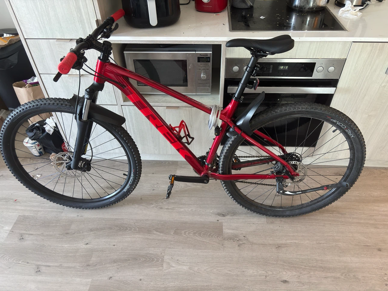 Trek Marlin 4 Mountain Bike (Large size) with add-ons