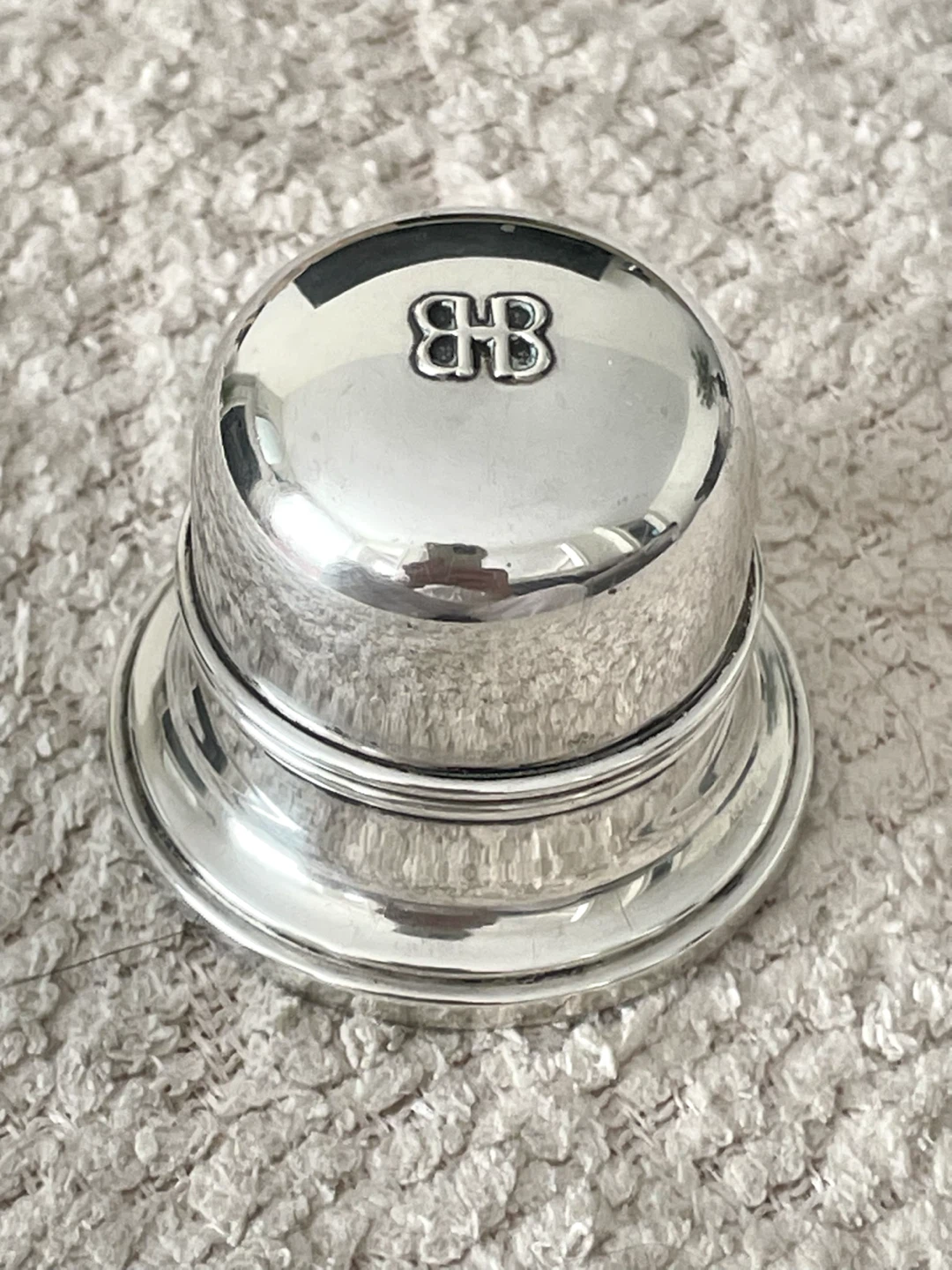 Vintage Sterling Silver Birks Ring Box