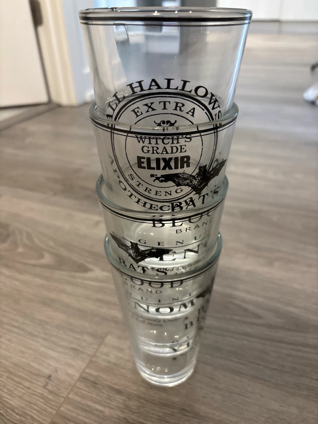 Halloween Apothecary Glasses