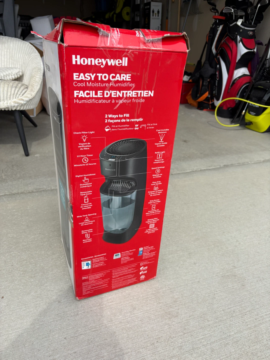 Honeywell Easy to Care Cool Moisture Humidifier
