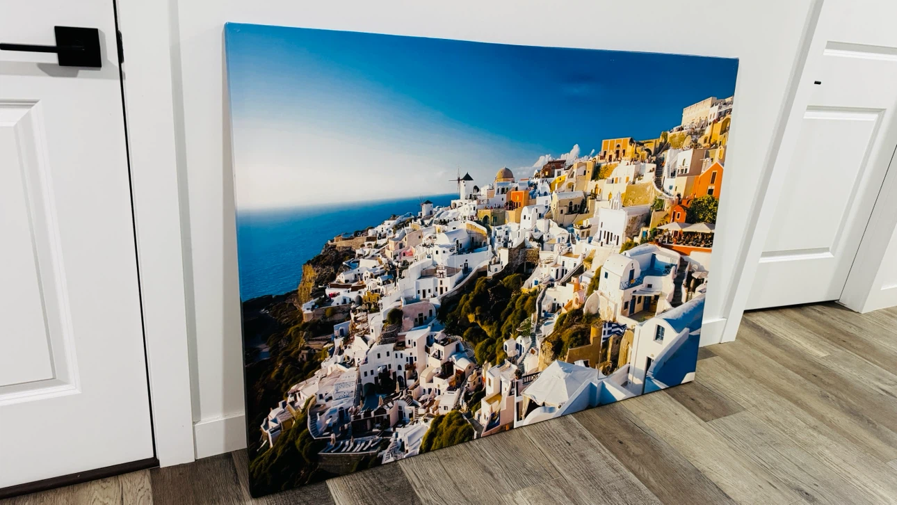 Gorgeous Large Canvas Print of Santorini Greece - photo 3