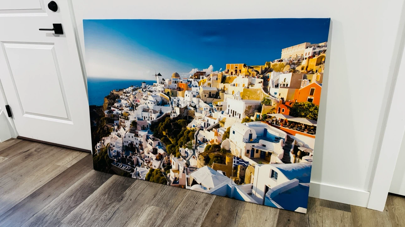 Gorgeous Large Canvas Print of Santorini Greece - photo 4