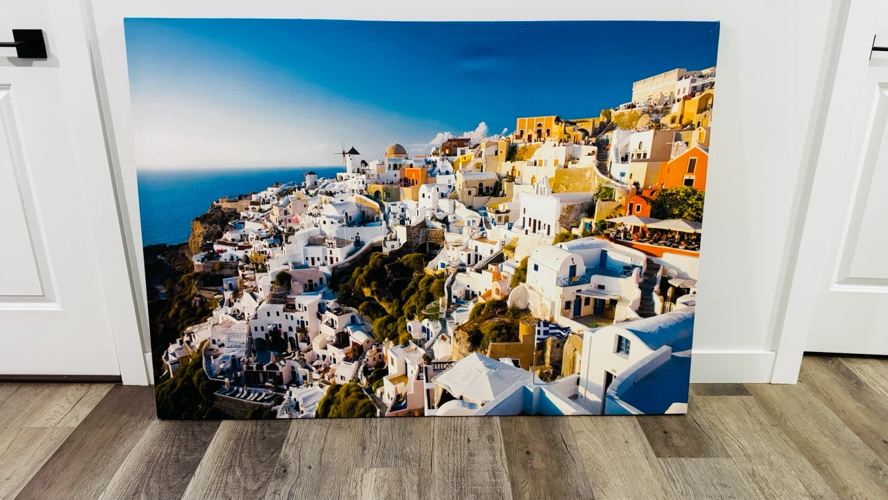 Gorgeous Large Canvas Print of Santorini Greece - photo 5