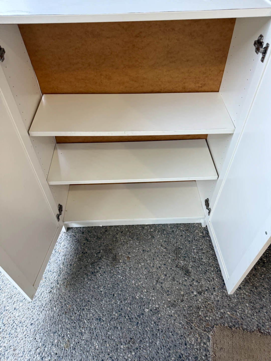 White 2-Door Shoe Cabinet / Storage Cabinet - photo 2