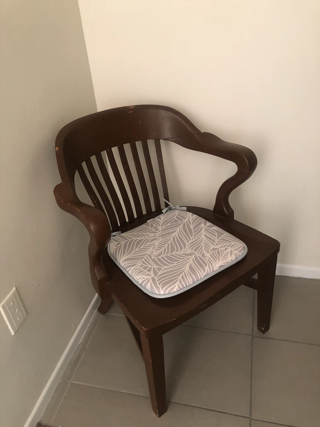 Vintage banker chair