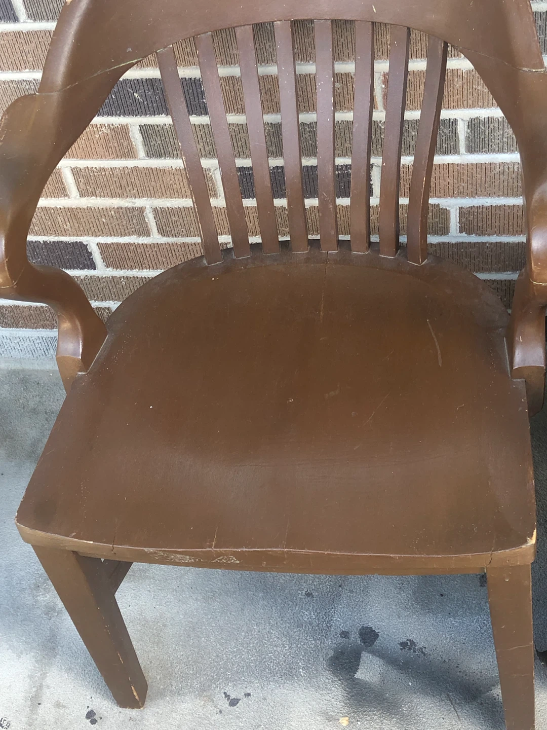 Vintage banker chair - photo 4