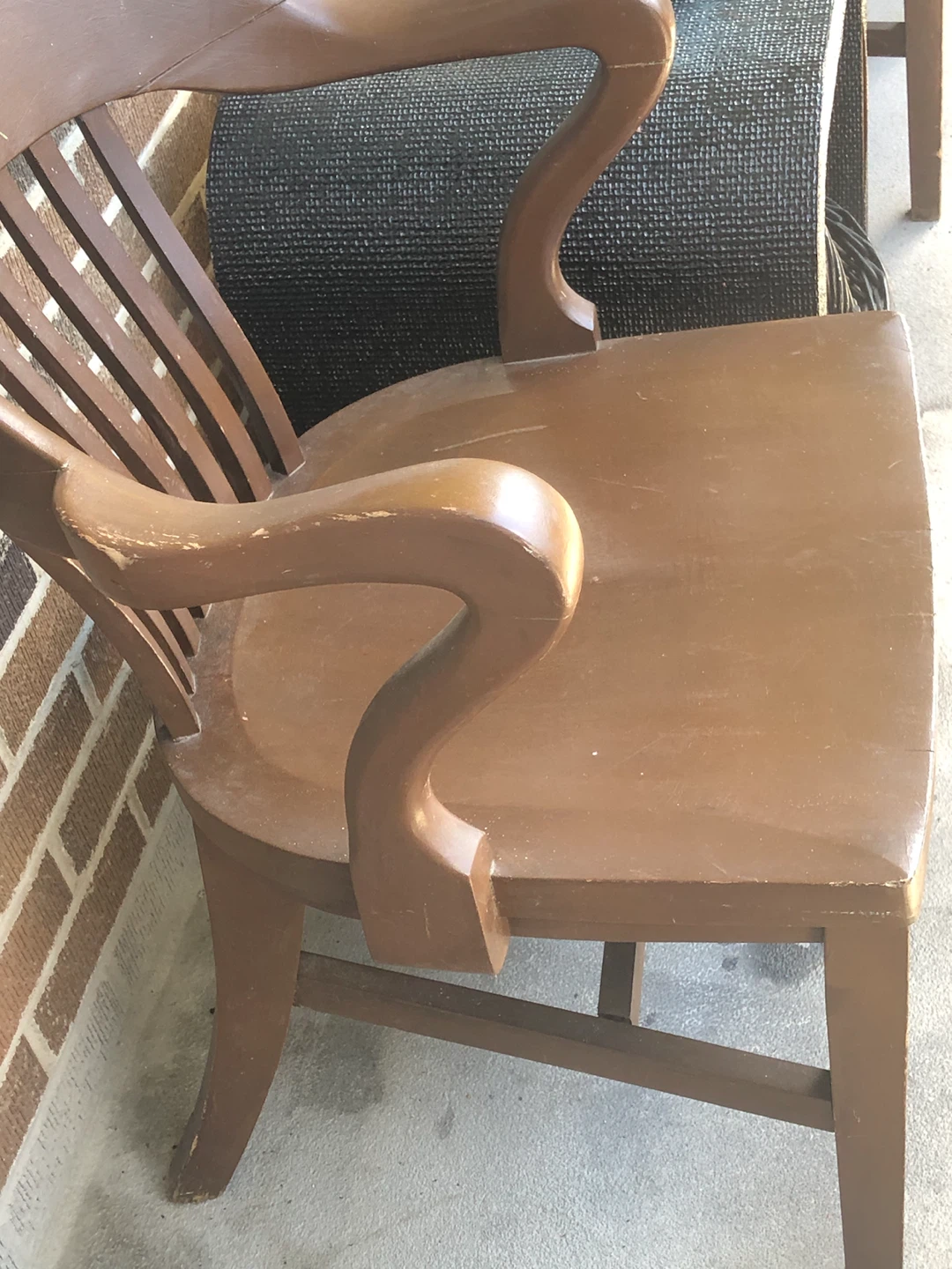 Vintage banker chair - photo 5