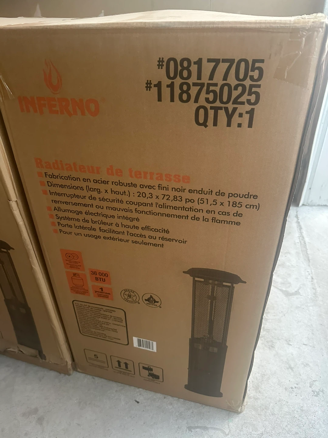 Inferno Outdoor Patio Heater - photo 2