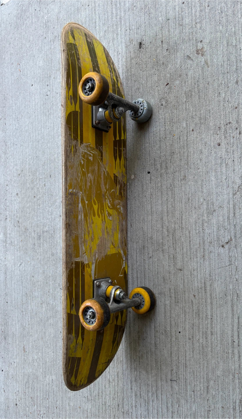 Yellow Graphic Skateboard (31” long) - photo 2