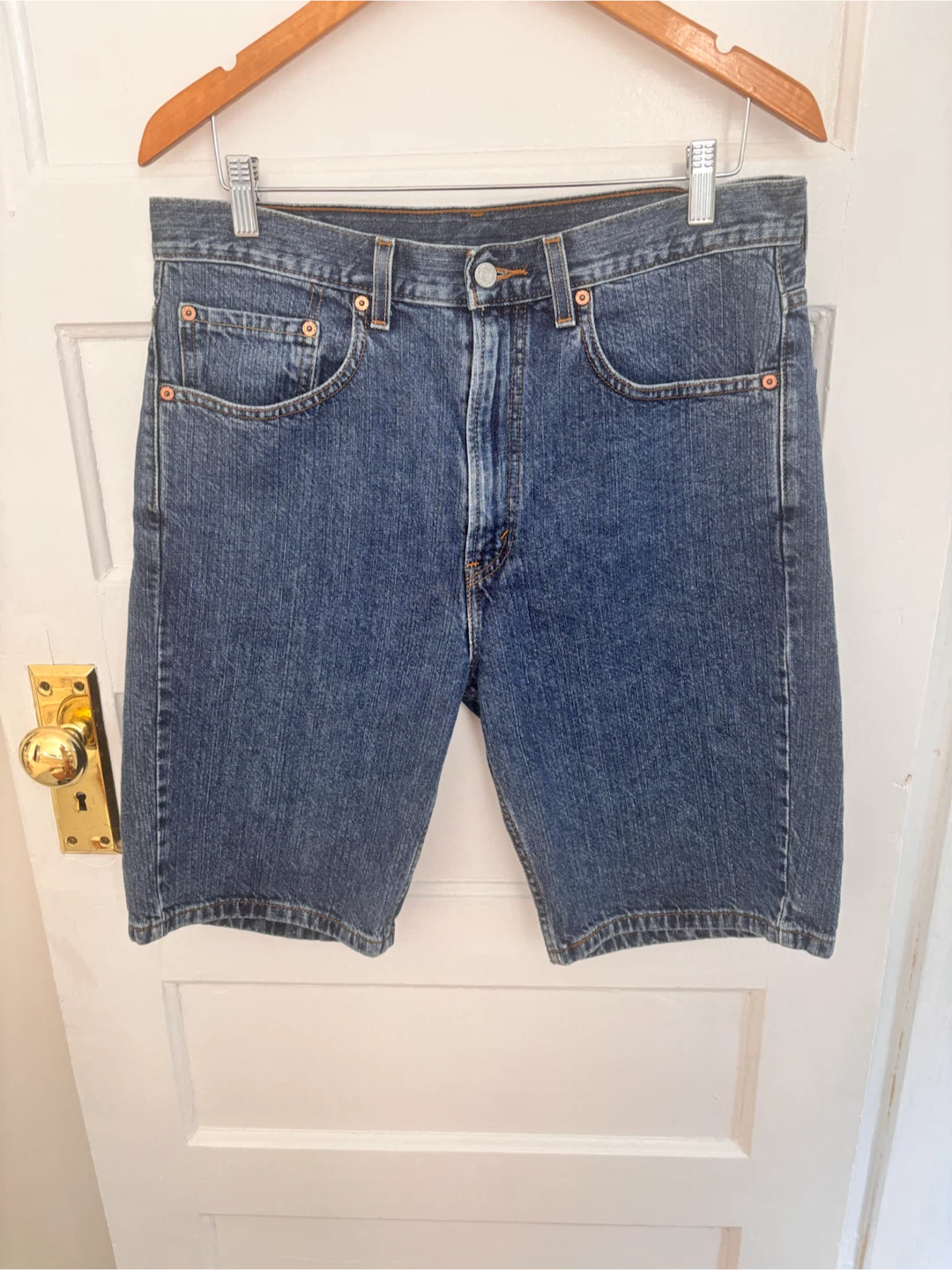 Levi's 505 Regular Fit Denim Shorts W34