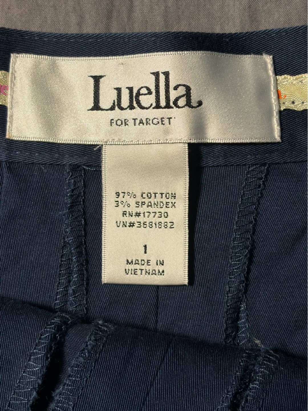 Luella Pleated Skirt Navy Green Size 1 - photo 5