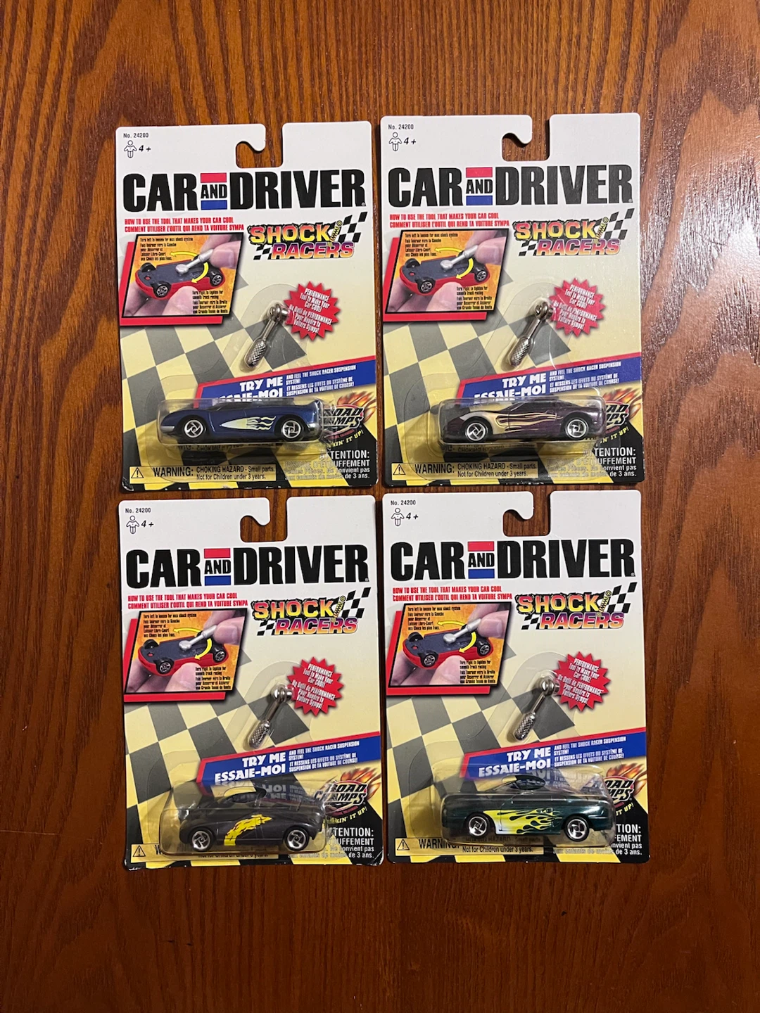 VINTAGE (2000) SHOCK RACERS (1:64 Scale diecast)