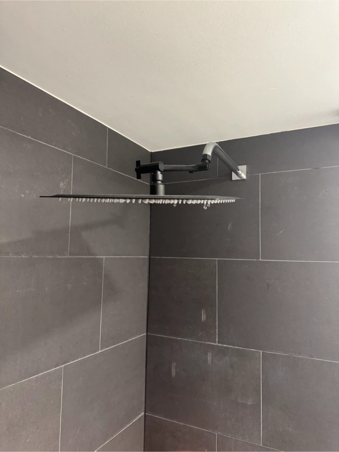 12” High Pressure Rainfall Shower Head - Matte Black - photo 2