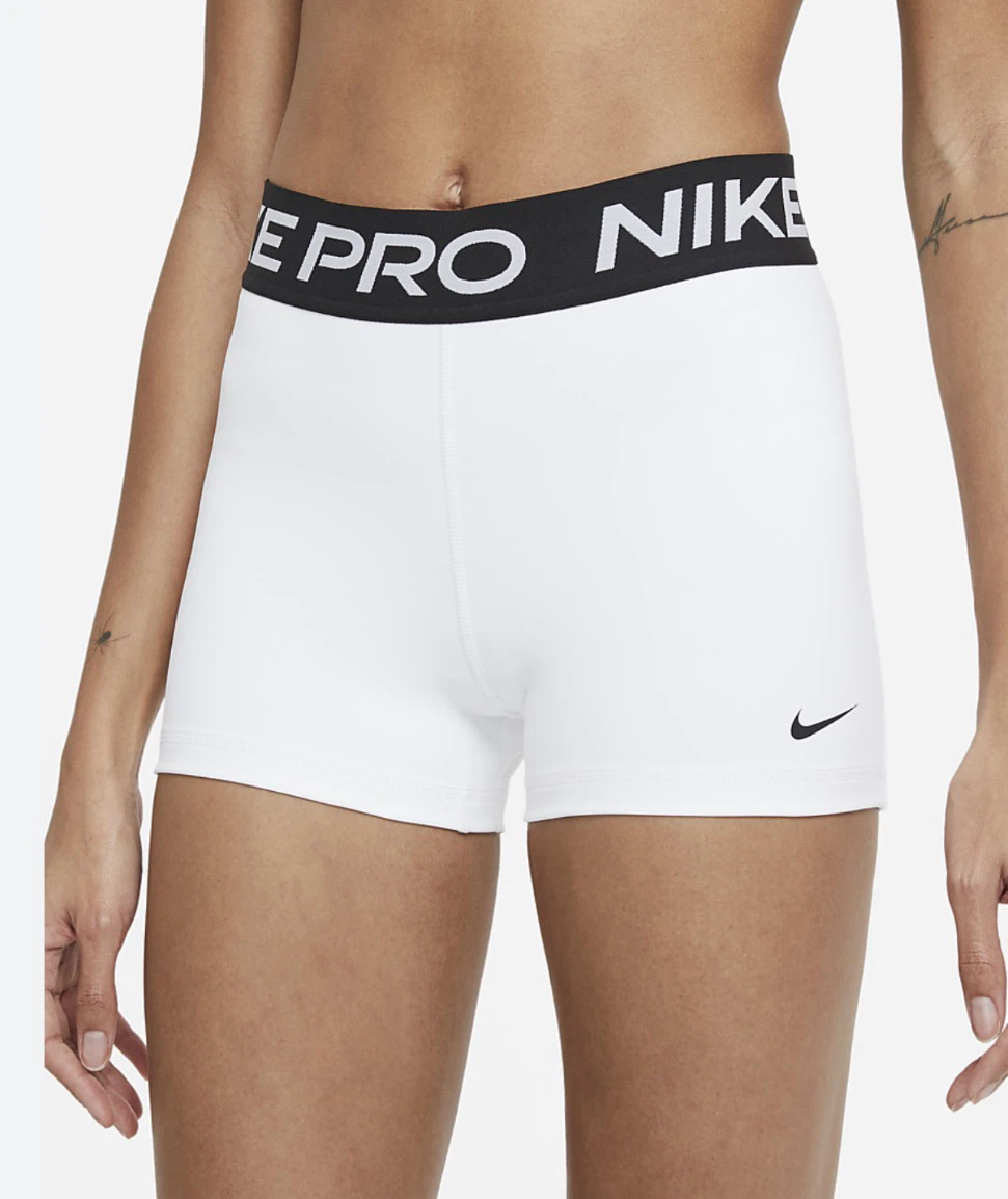Nike Pro Women's White Compression  Shorts