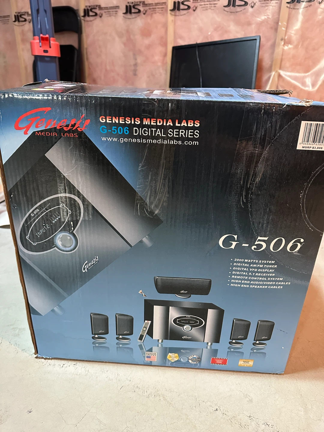 Genesis G-506 5.1 A/V Surround Sound Receiver System