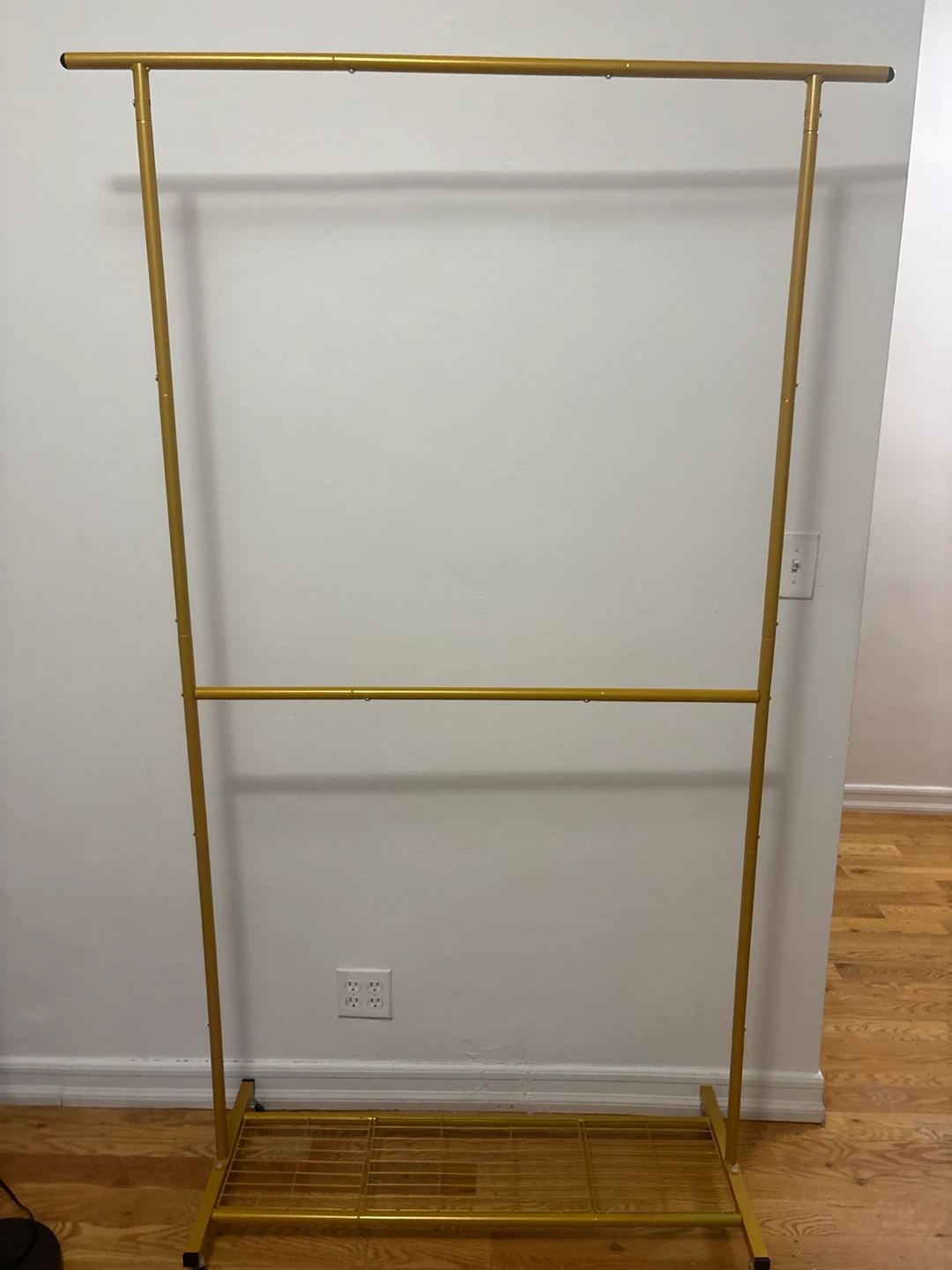 Gold Metal Garment Rack