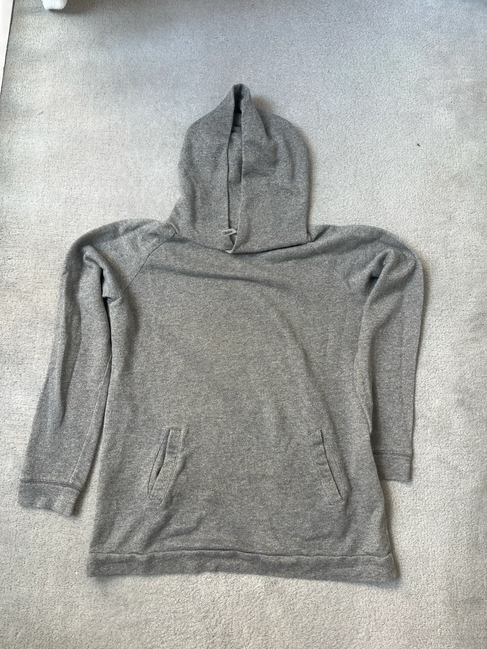Grey Hoodie with Pouch Pocket