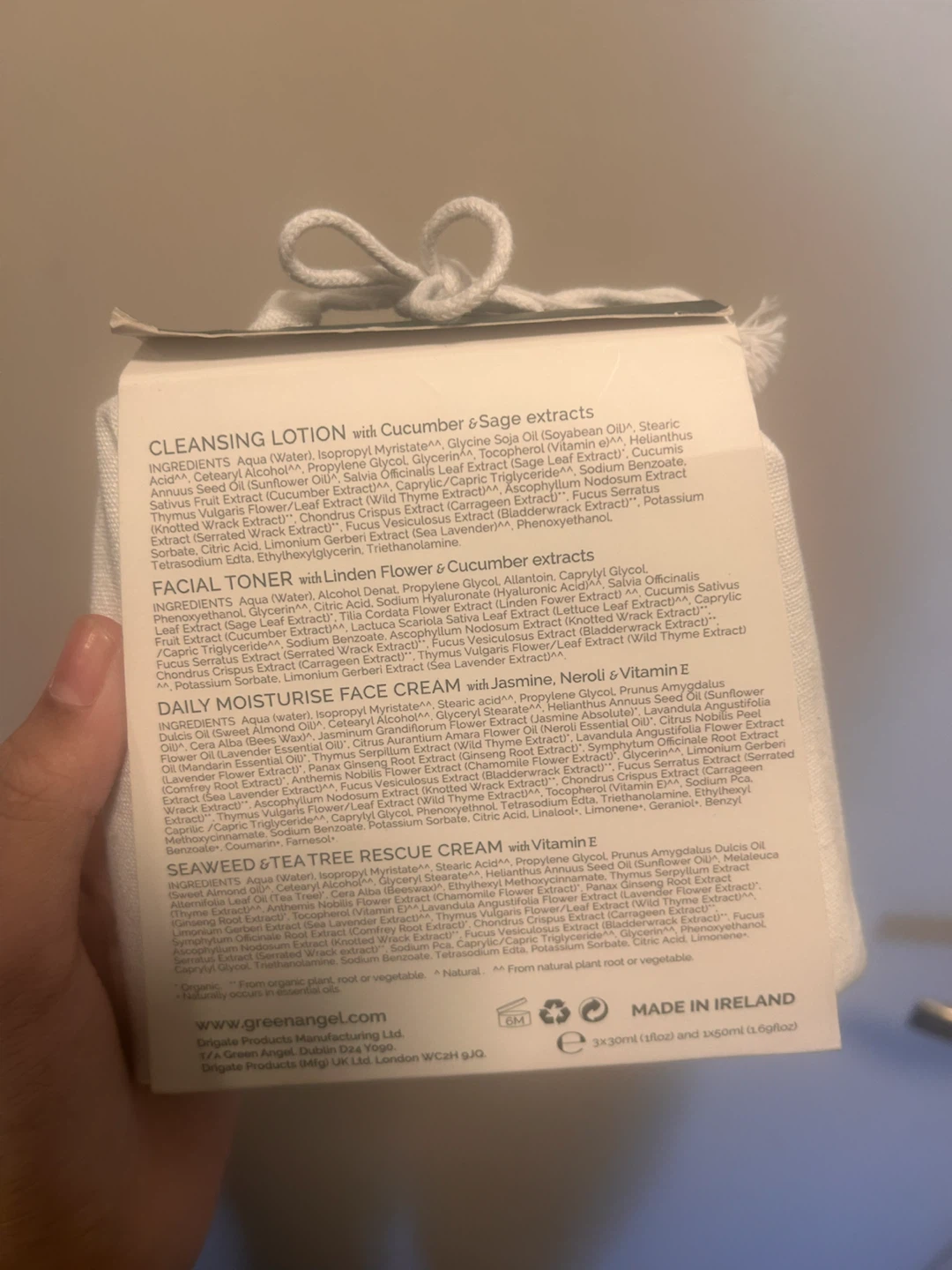 Green Angel The Little Starter Bag - Luxury Irish Skincare Set - photo 3