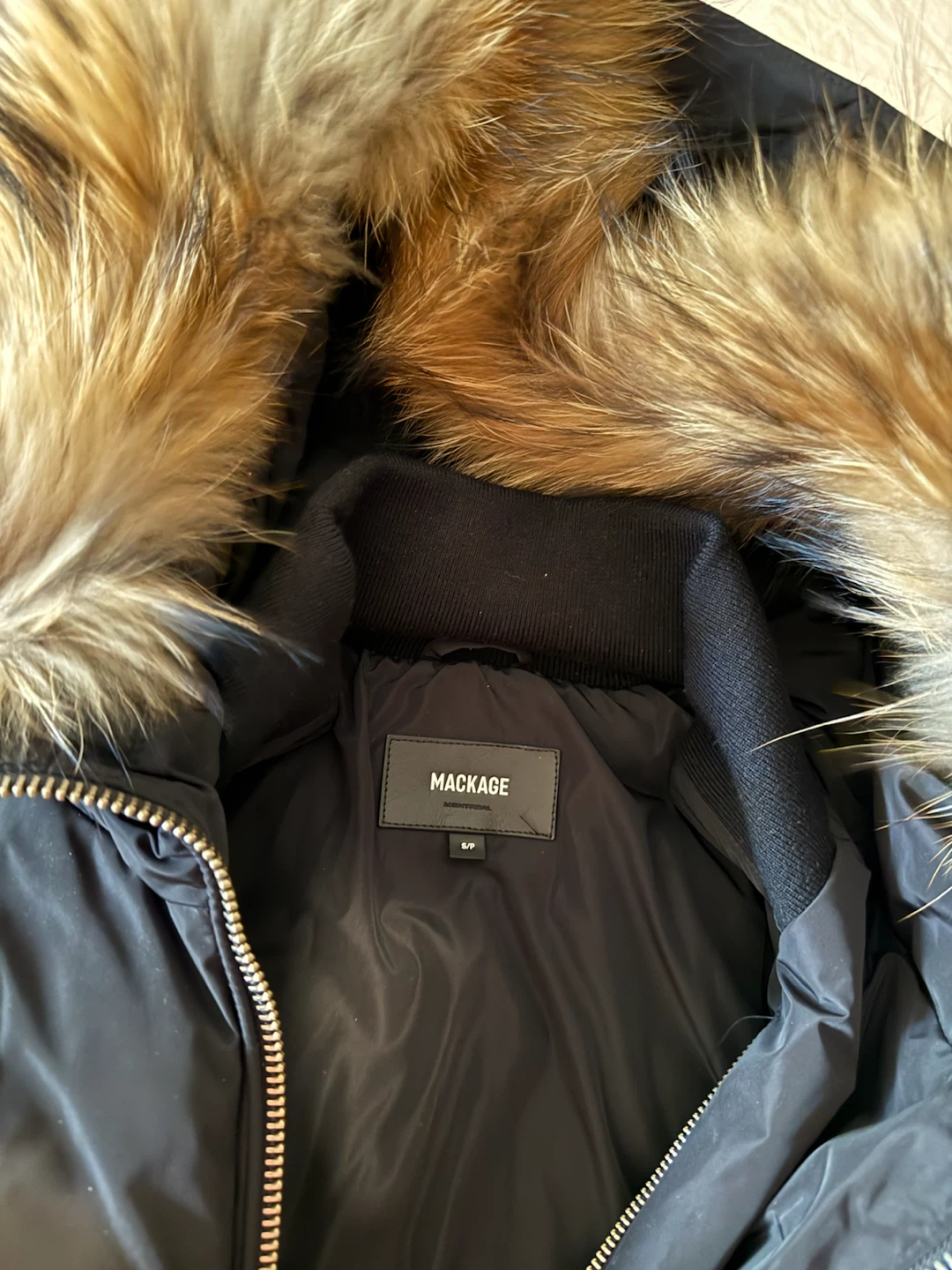 Brand New MACKAGE Black Puffer Jacket with Fur Hood - photo 5