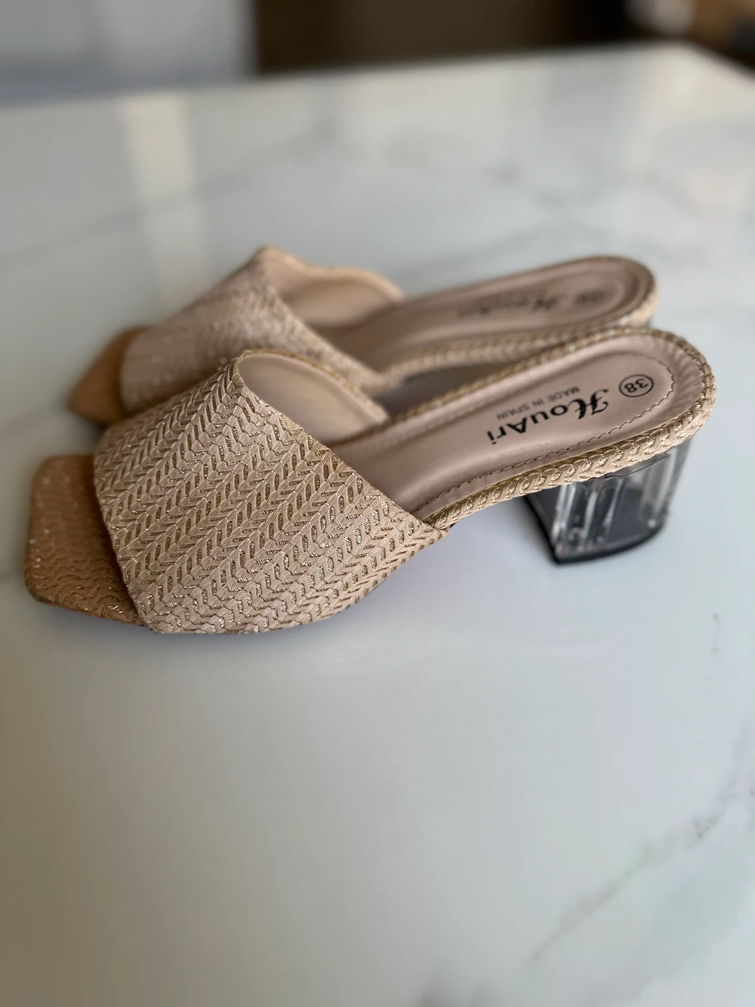 Houari Women's Slip-on Heeled Sandals Size 38 - photo 2