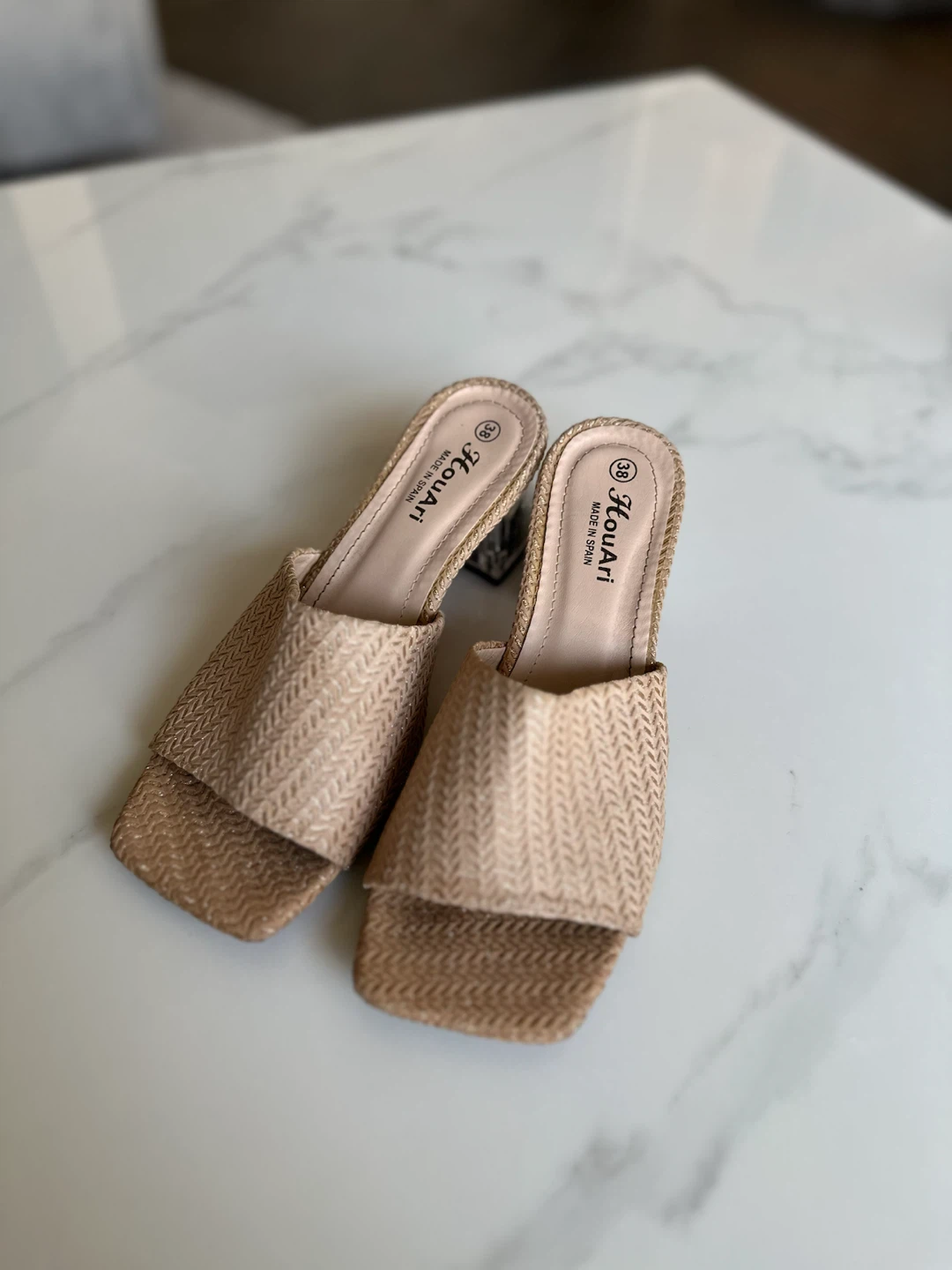 Houari Women's Slip-on Heeled Sandals Size 38 - photo 3