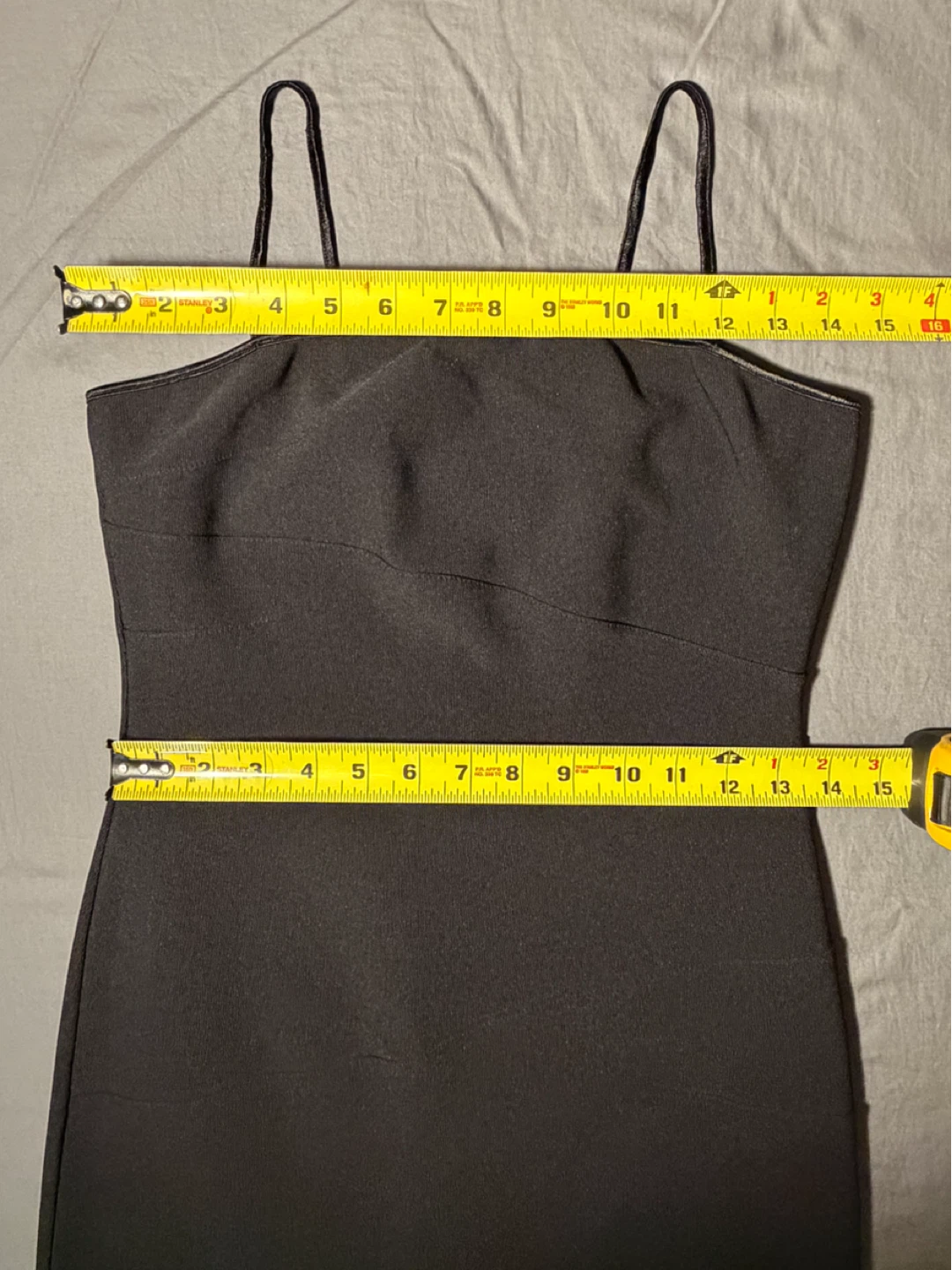 Black spaghetti strap mini dress - photo 3