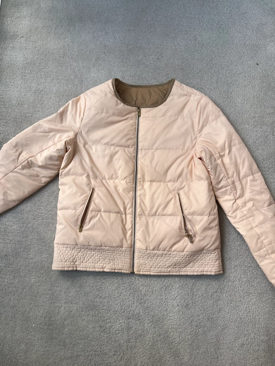 Pink Reversible Puffer Jacket