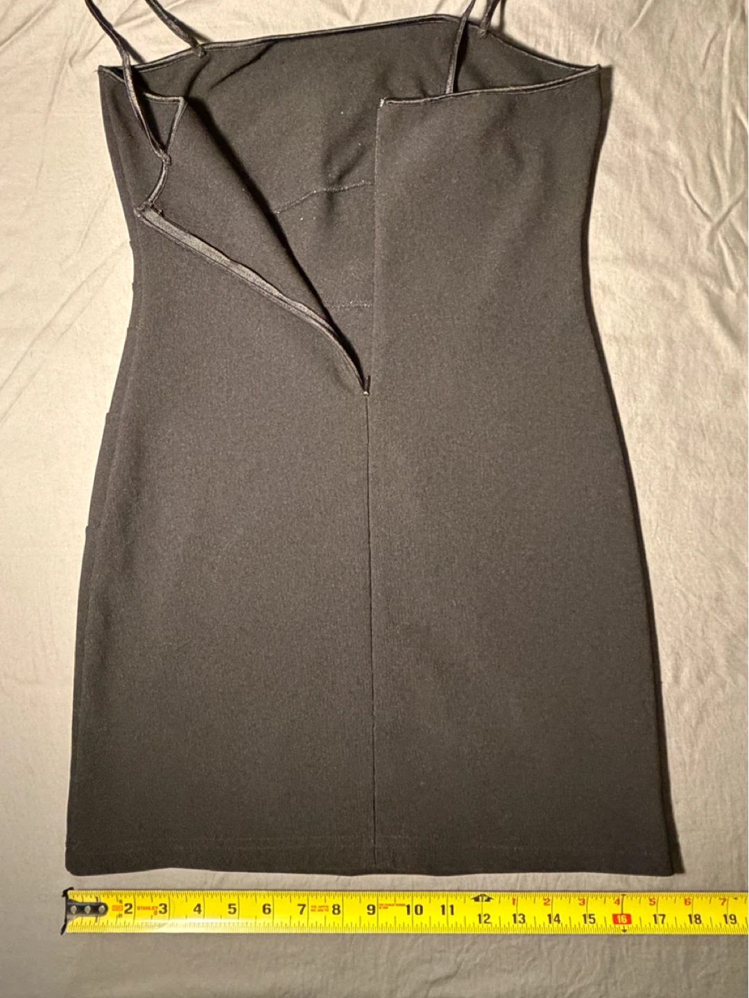 Black spaghetti strap mini dress - photo 4