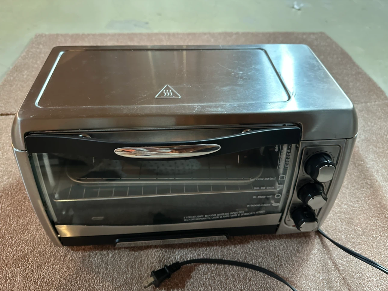 Black+Decker Stainless Steel Toaster Oven - photo 3