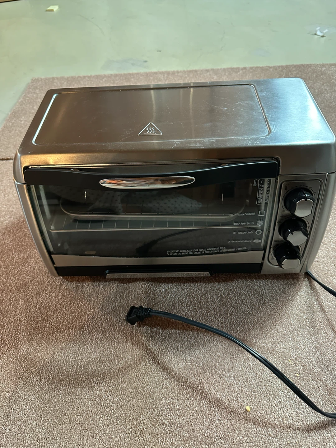 Black+Decker Stainless Steel Toaster Oven - photo 4