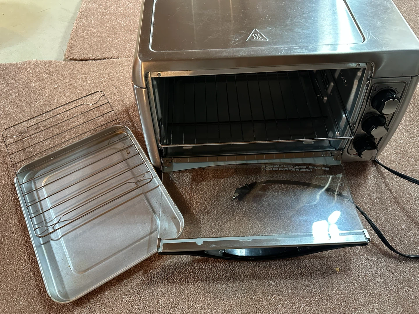 Black+Decker Stainless Steel Toaster Oven - photo 2