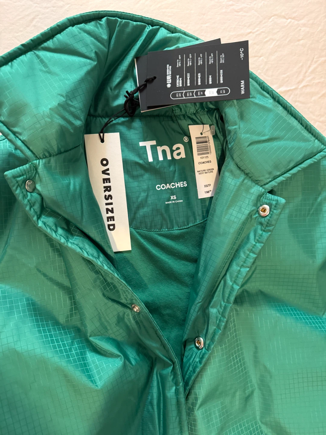 Aritzia/ Tna Coaches Jacket - Green - photo 5