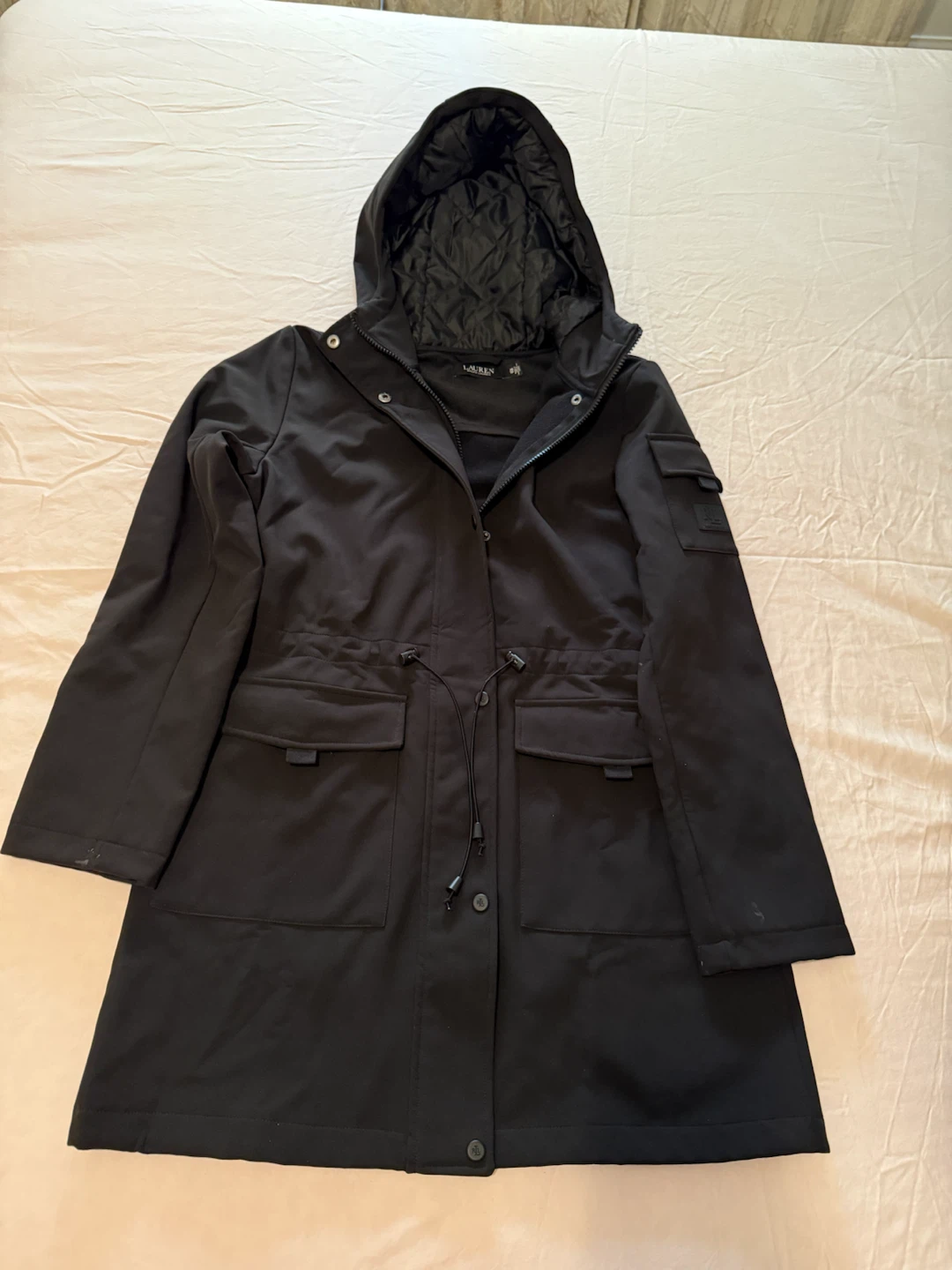 Lauren Ralph Lauren Black Hooded Jacket